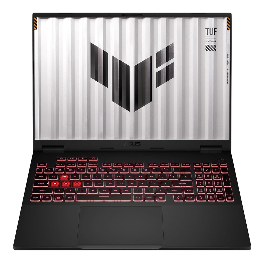 ASUS TUF Gaming A16 (2025) con NVIDIA® GeForce RTX™ 5070, processore AMD Ryzen™ 9 8940HX, Display da 16" Anti-glare a 144Hz, RAM 16GB, 1TB SSD, Win11 Home, Grigio, Layout ITA