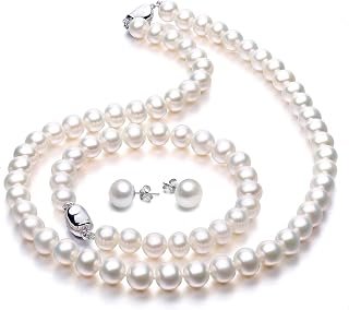 Collana di perle da allevamento di acqua dolce