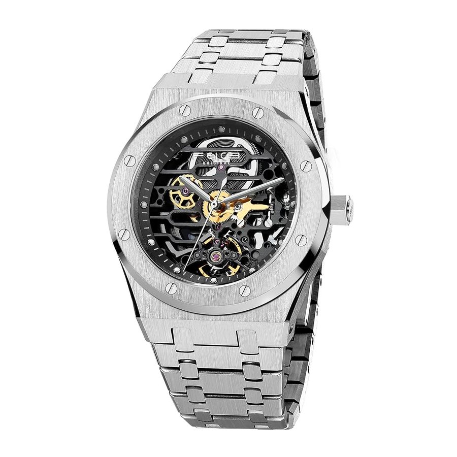 Orologio Meccanico Automatico da Uomo Orologio Scheletro Ø42 mm