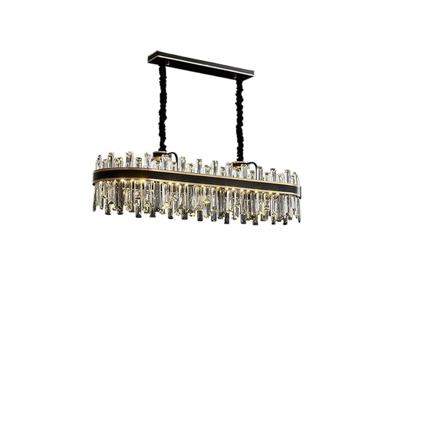 Lampadario di Cristallo Minimalista postmoderno Luce lampadario di Cristallo di Lusso Soggiorno Lampada Nero Designer di Alta qualità Atmosfera Camera da Letto Sala da Pranzo lampade
