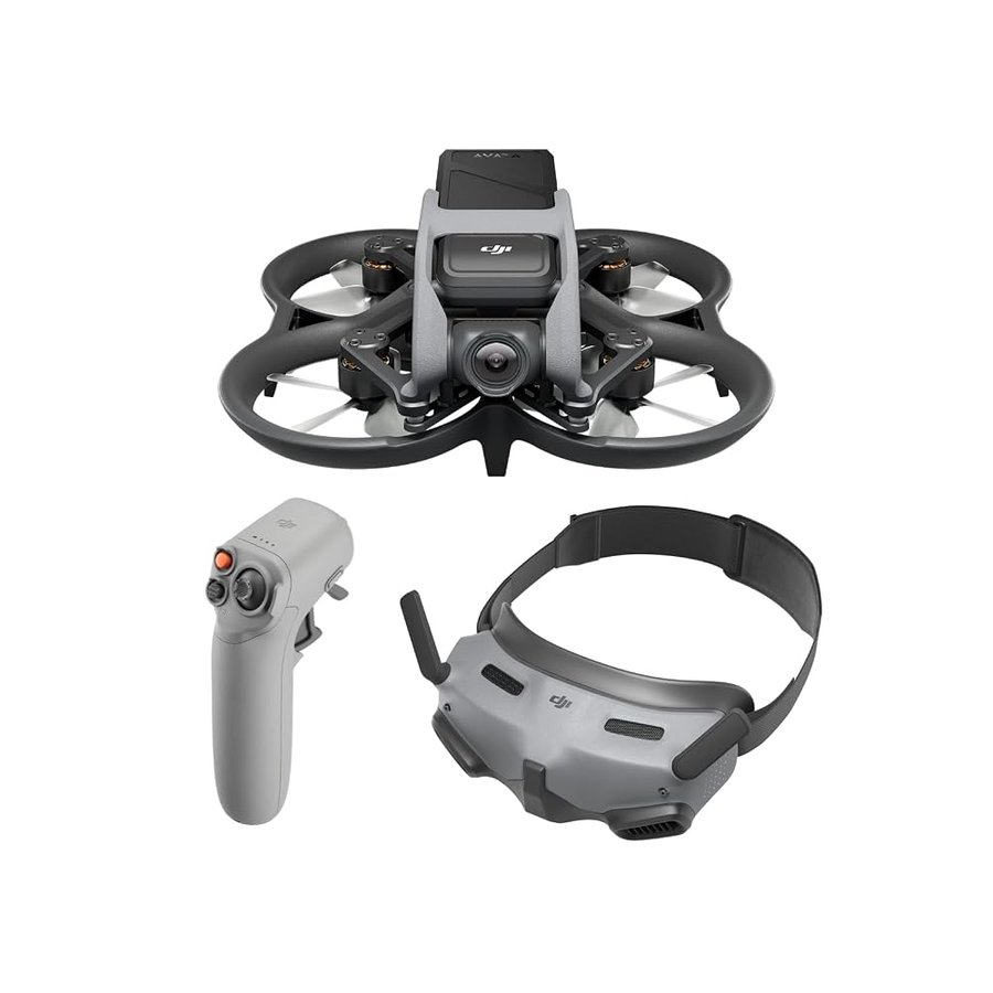 DJI Avata Pro-View Combo Drone UAV Quadcopter in prima persona con video 4K stabilizzato, campo visivo super ampio di 155°, freno di emergenza e volo stazionario, include nuovo movimento RC