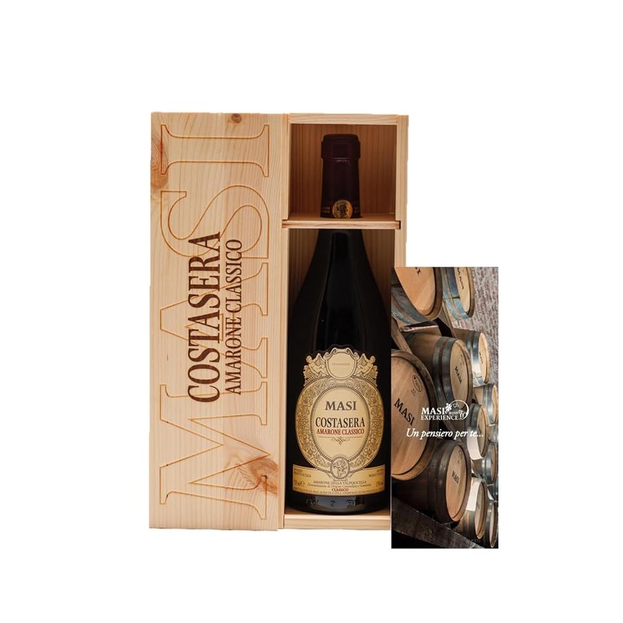 ESCLUSIVA ESPERIENZA CANTINA "MASI EXPERIENCE" & COSTASERA 2017 | Amarone Classico DOCG | 750 ml | Appassimento Expertise | Confezione in Legno