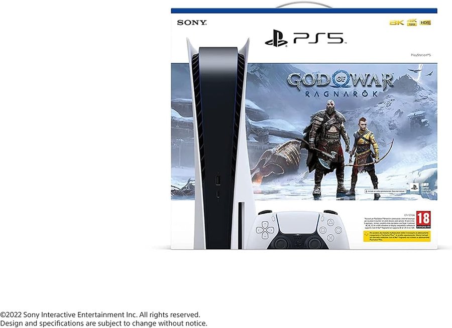 PlayStation 5 Standard Console + God of War Ragnarök