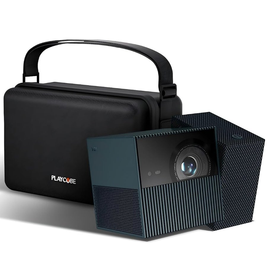 TCL PlayCube DLP Proiettore 4K FHD con Borsa Portatile Personalizzata