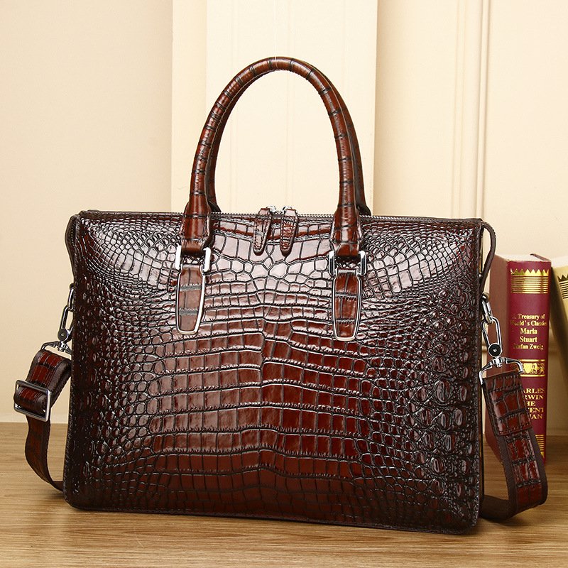 New Style Distressed Large-Capacity Mens Hand Bag