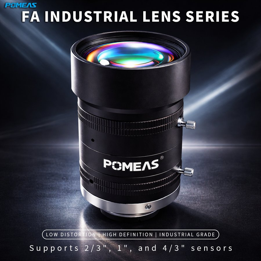 LFEHH-0824M 8mm F2.4 10MP Fixed Focal Length Machine Vision Lens For 2    3 Inch Industrial Cameras