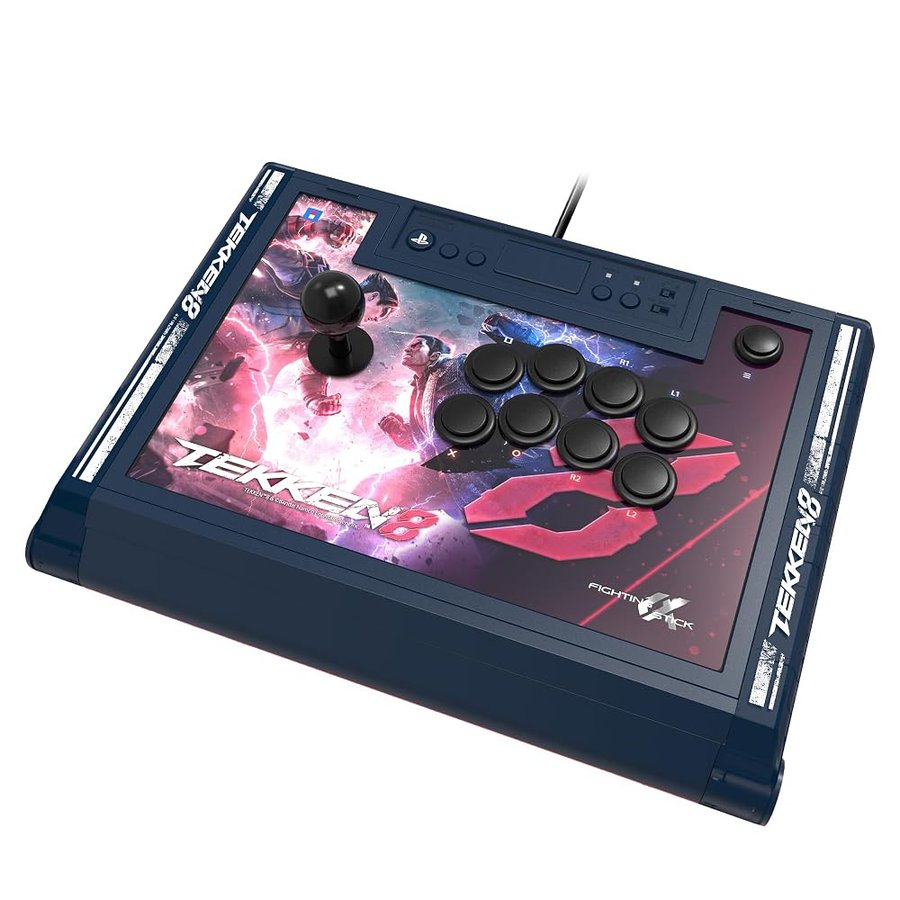 HORI Arcade da Competizione Personalizzabile Fighting Stick Alpha per Playstation 5 - PS5, PS4, PC - Edizione TEKKEN 8 - Licenza ufficiale Sony
