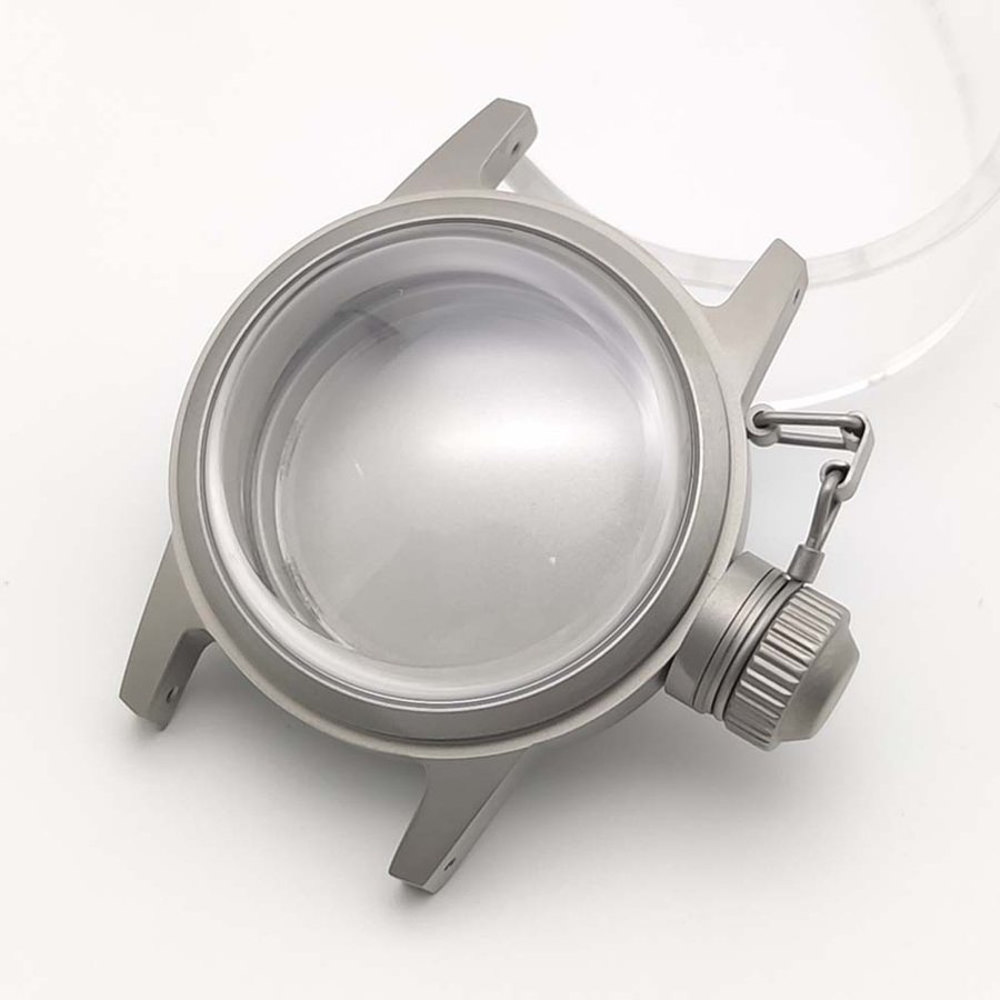 Stainless Steel Case Brushed Finish Sapphire Crystal Watch Modification Accessory