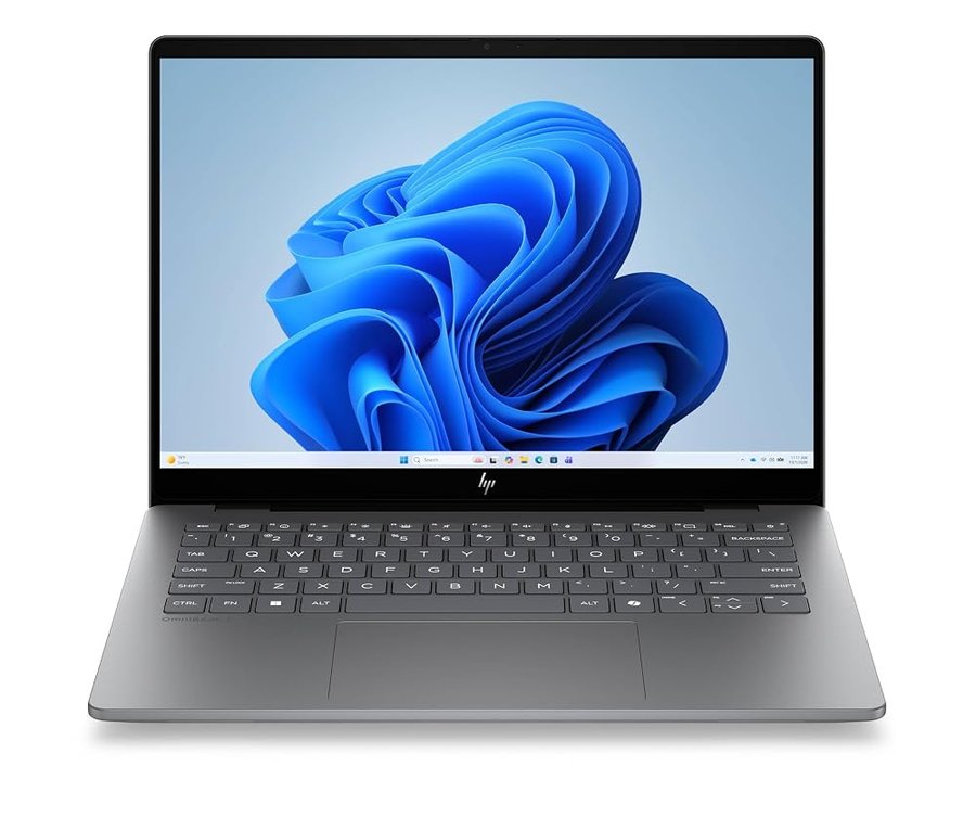 HP OmniBook 7 AI 14-fr0001sl, Notebook, Intel Core Ultra 5-225U, 16GB RAM, 512GB SSD, Display 14” OLED 2K 300 Nits, AI PC, 5MP IR Privacy Cam TNR, Windows 11, Argento