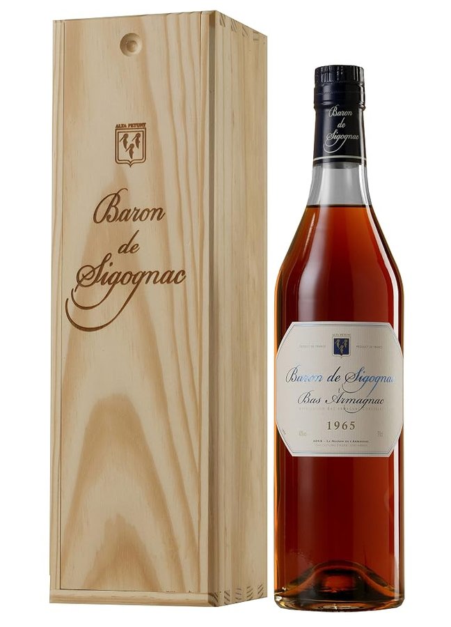 BARON DE SIGOGNAC ARMAGNAC MILLÉSIMÉ 1965 70 Cl