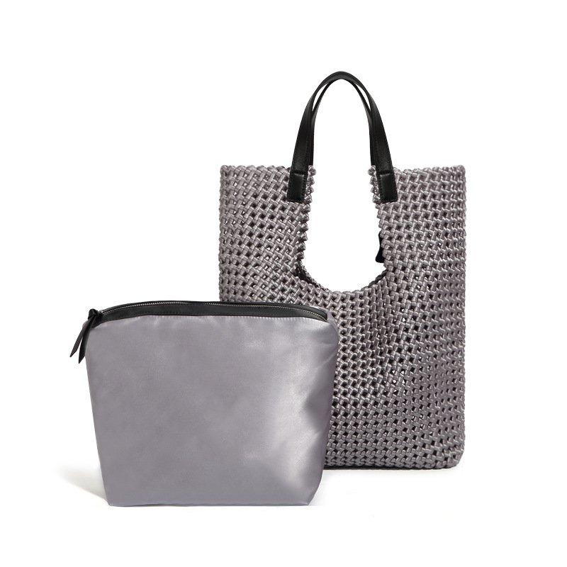 Large Capacity Armpit Bag, New Fashionable And Trendy Hand-held Woven Bag, High-end And Versatile Mother And Child Bag, Shoulder Bag