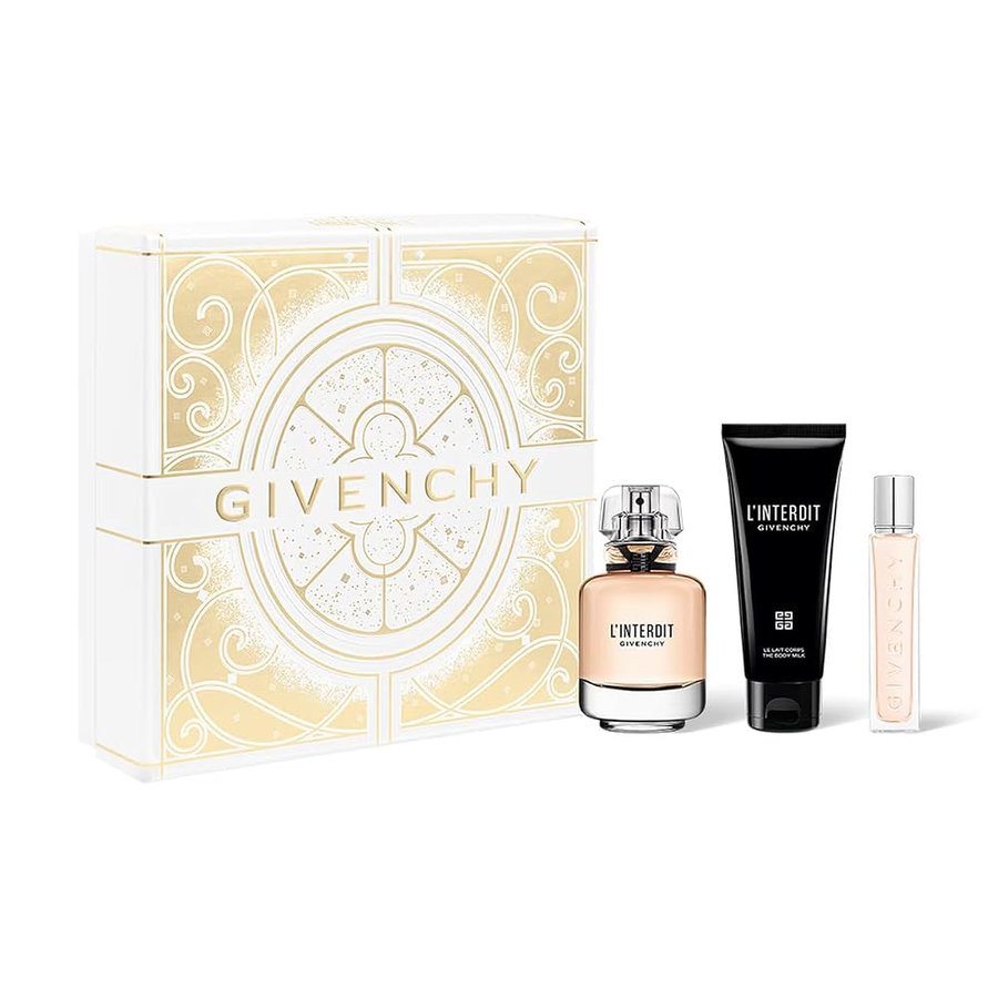 Givenchy L'Interdit Eau de Parfum 50 ml Set regalo (contiene 50 ml di EDP, 75 ml lozione per il corpo e 12,5 ml spray da viaggio)