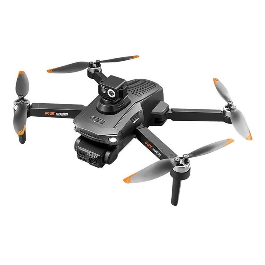 Triple Battery,Nuovo Drone rg800 Max GPS 8k HD Professionale con Doppia Telecamera, 5 km di Fotografia, 5g brushless FPV, Pieghevole, Grande Schermo, rc Quadcopter