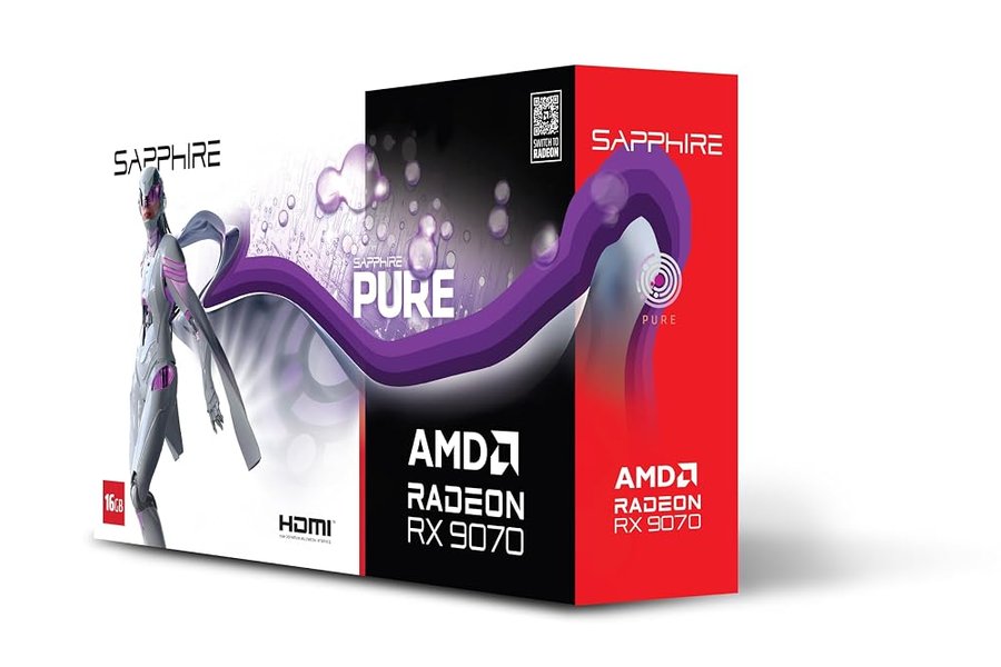 Sapphire Pure Radeon RX 9070 - Grafikkarte