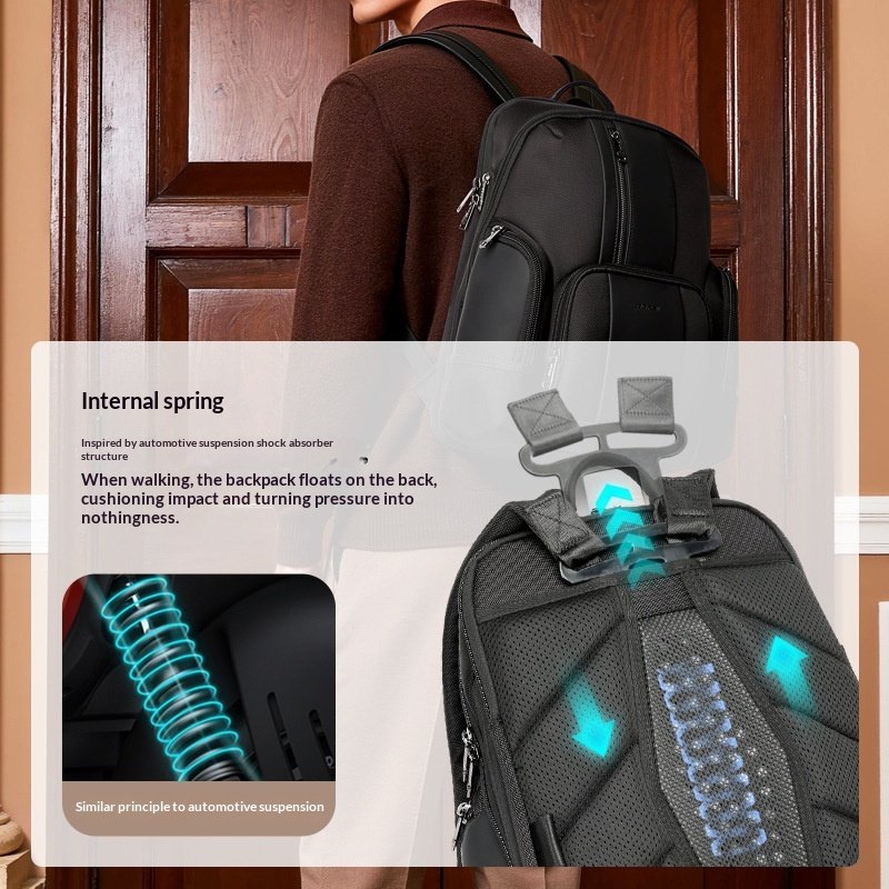 Multifunctional Mens Business Load-Relief Backpack