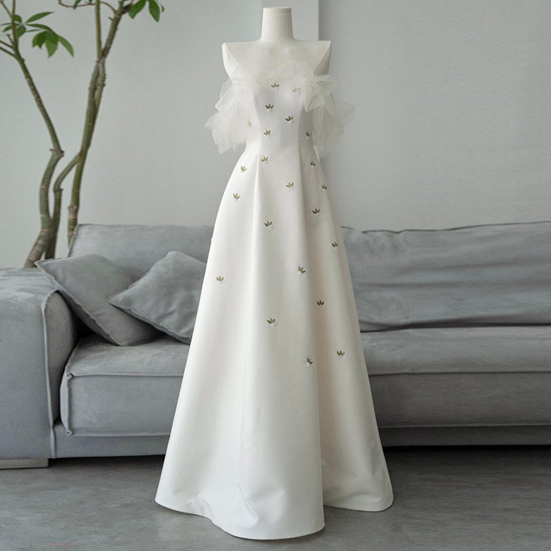 Chiffon Elegant High-end Forest-style Evening Gown
