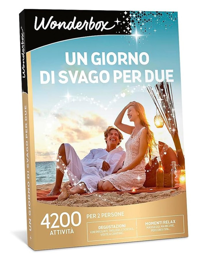 WONDERBOX - Cofanetto Regalo - Un Giorno di Svago per Due - per 2 Persone