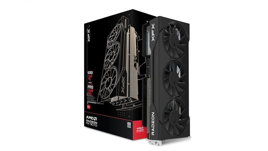 XFX Swift AMD Radeon RX 9070 OC Triple Ventola da 90 mm Gaming Edition con 16 GB GDDR6 HDMI 3xDP, AMD RDNA™ 4 (RX-97SWFT3BA)