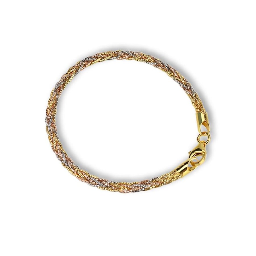 Pulsera Italiana - Braccialetti in oro italiano 18 carati da donna, catena in oro, da uomo, in argento, stile cubano, bizantino, fidanzamento, regalo di nozze per donna, moglie, larghezza 3,5