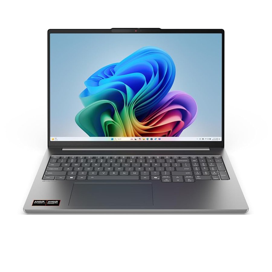 Lenovo IdeaPad Pro 5 Laptop | Copilot+ PC | Display OLED da 16" 2.8K WQXGA | AMD Ryzen AI 9 465 | 32GB RAM | SSD da 1TB | Scheda grafica AMD Radeon 880M | Windows 11 | QWERTZ | Grigio | 3 mesi Premium