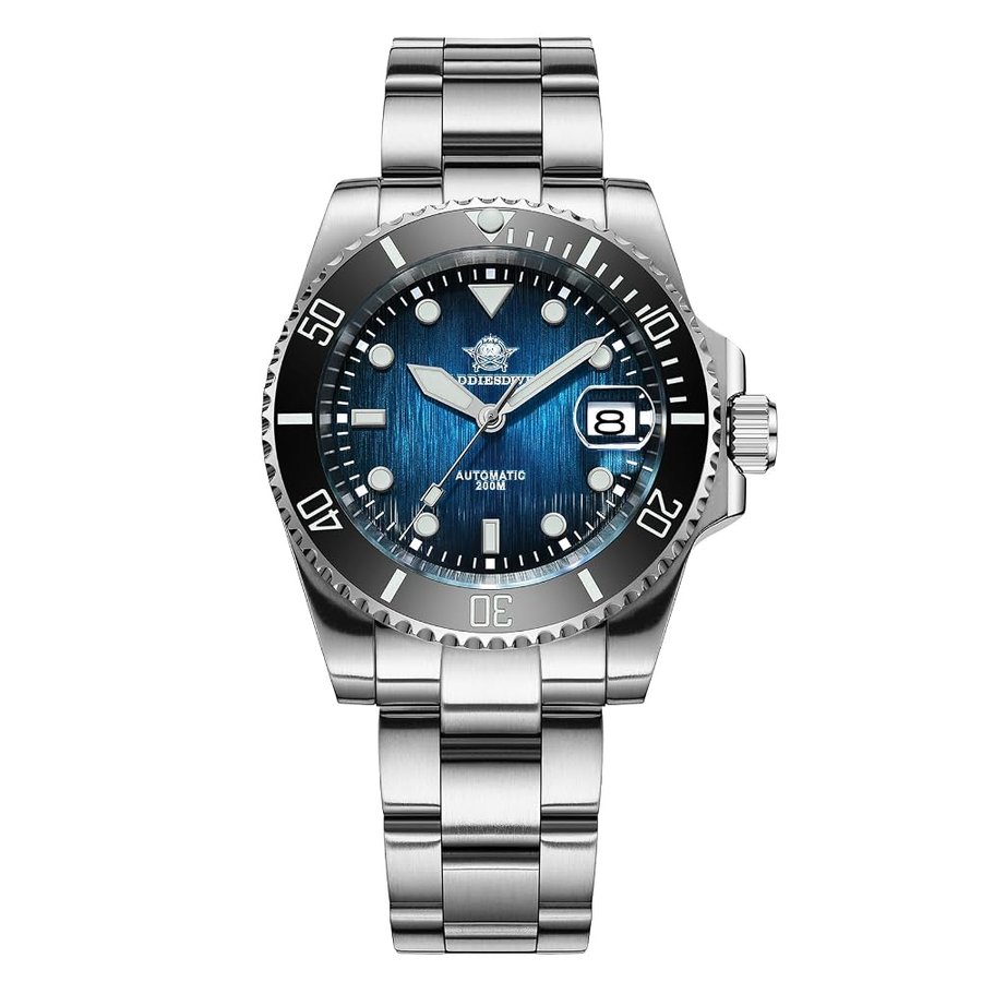 Orologio Diver Vetro Zaffiro Super Luminoso NH35/8215 Resistenza Allacqua 200 M 41 MM Orologio Subacqueo da Uomo