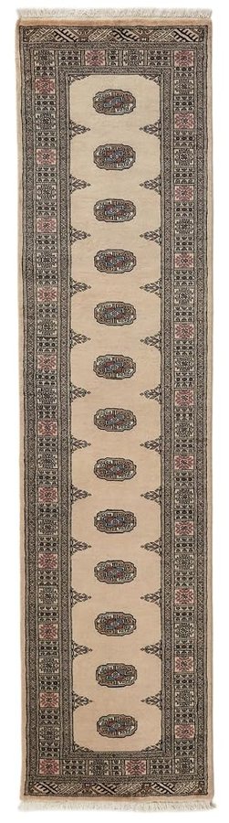 Pakistan Buchara 2ply 77x312 Annodato a mano Tappeto orientale Corridore Tappeto In lana Pakistan