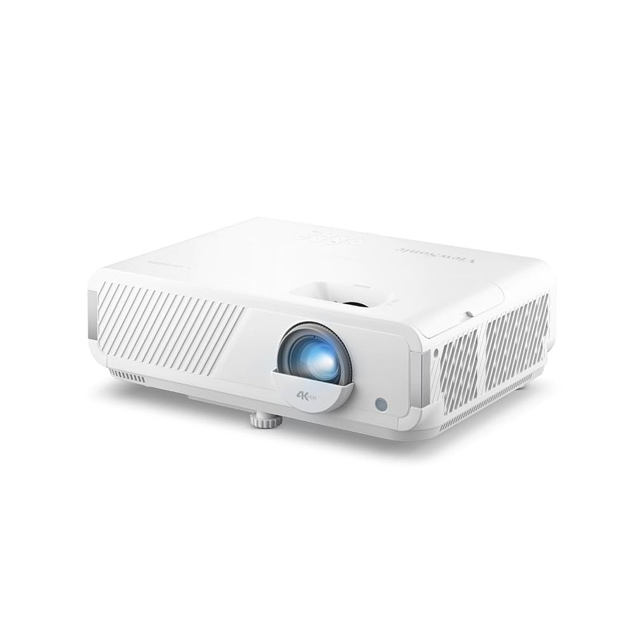 ViewSonic LX750-4K Proiettore Laser 4K UHD con Google TV, 4000 ANSI Lumen, Modalità Gaming 1 ms, HDR/HLG, Zoom ottico 1,3x, Keystone H/V automatico, Home Cinema & Gaming
