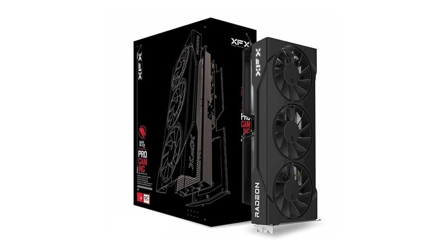 XFX Swift AMD Radeon RX 9060XT OC Triple Fan Gaming Edition con 16GB GDDR6 HDMI 2xDP, AMD RDNA™ 4 (RX-96TS316B7)