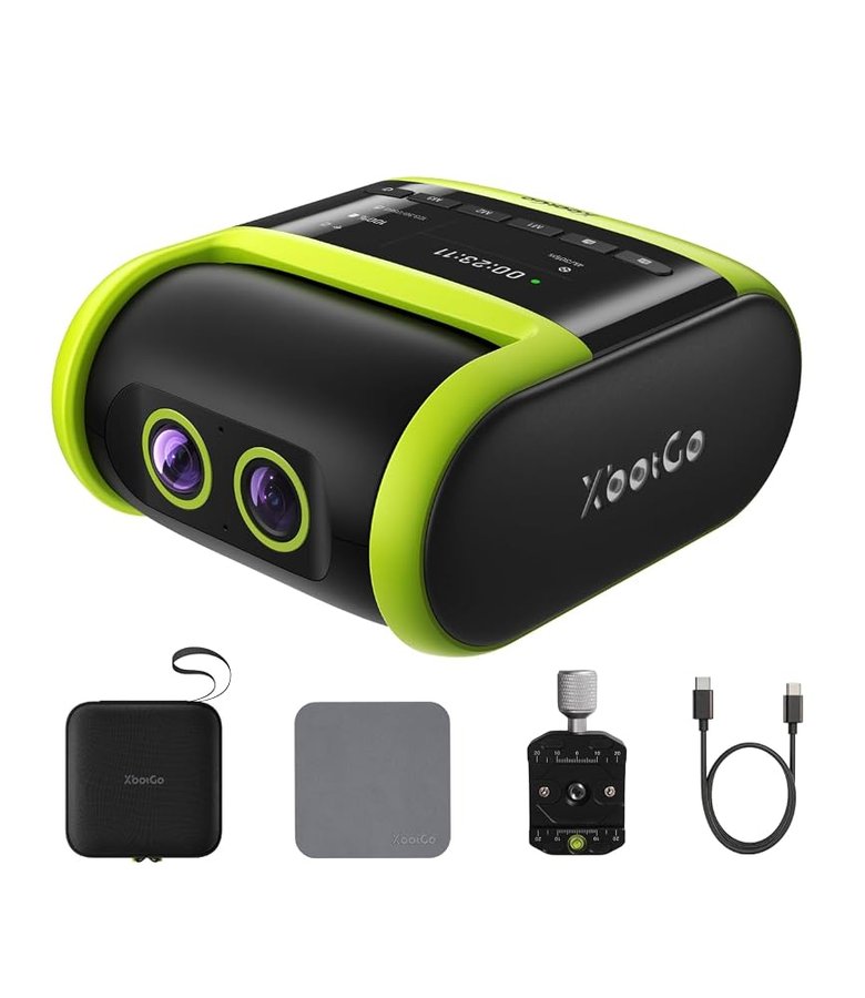 XbotGo Falcon Videocamera Sportiva IA 4K Tutto in Uno, Calcio e Altri Sport | Camera autonoma IA+doppia fotocamera; tracciamento automatico; senza abbonamento; streaming gratis; genitori/coach/giocatori