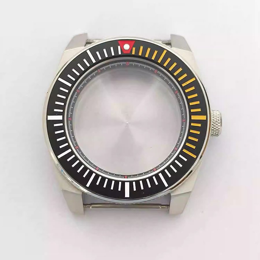 43mm 316 Stainless Steel Aluminum Bezel Watch Case Accessory