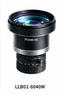 LLB01-6040M 0.1X 60mm F4.0 8K Line Scan Lens With 62mm Image Circle For Machine Vision Inspection