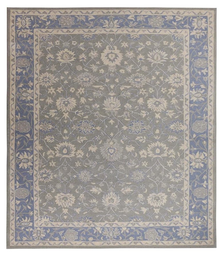 Venida Grigio Tradizionale Persiano Antico Stile Fatto A Mano Tufted 100% Lana Area Tappeti & Tappeto (270x360 cm - 9x12 ft)
