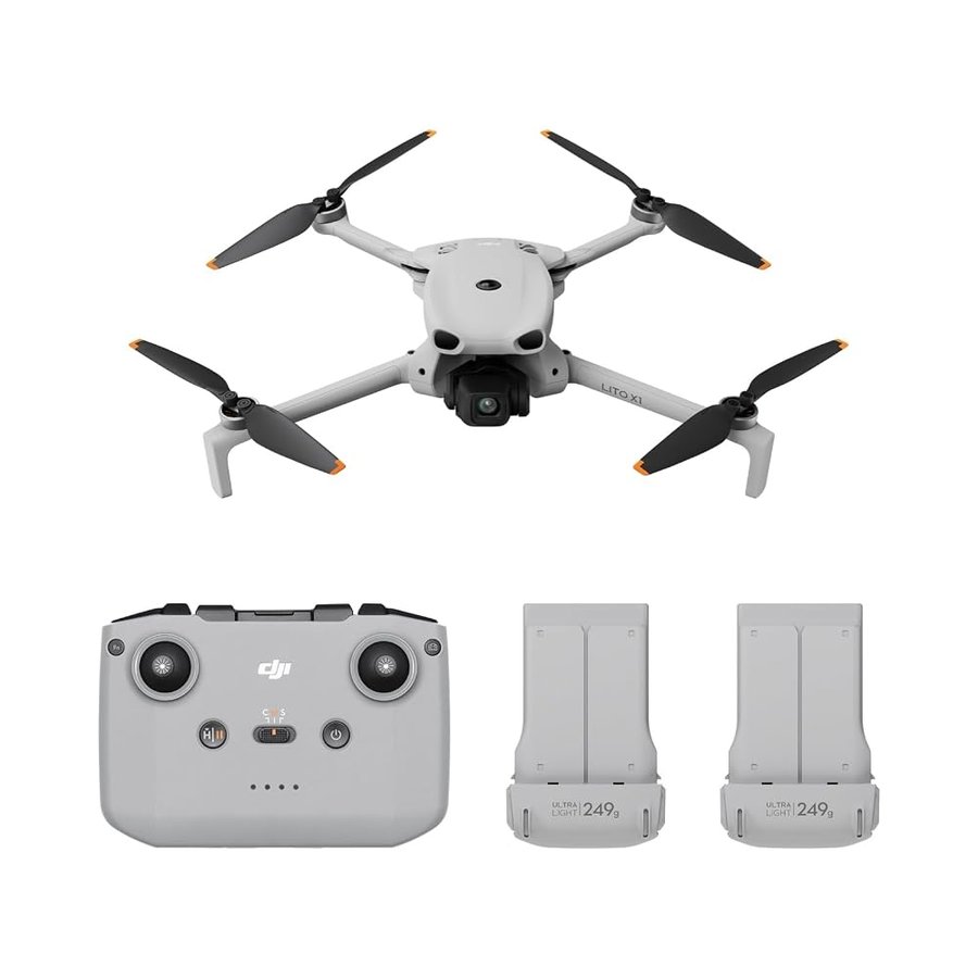 DJI Lito X1 Combo Due Batterie (DJI RC-N3), Versione aggiornata di Mini 3