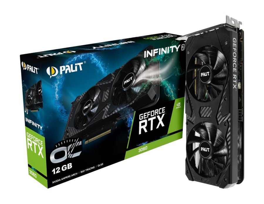 Palit Scheda grafica GeForce RTX 3060 Infinity 2 OC 12GB GDDR6 Gaming