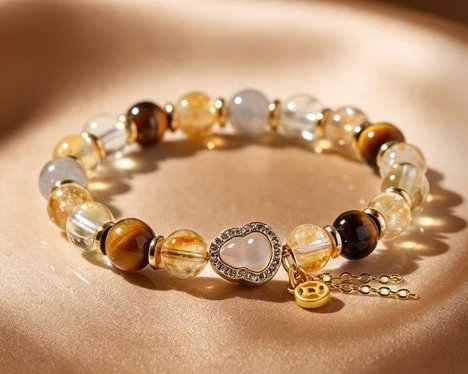 Yellow Crystal Fortune Making Career Bracelet