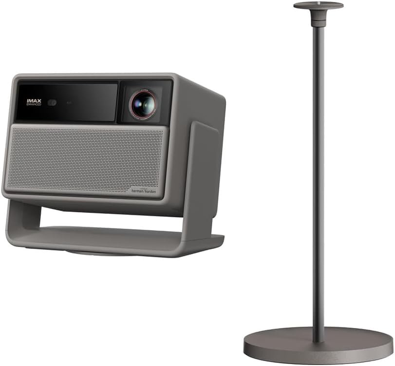 XGIMI HORIZON 20 Pro Proiettore Laser Triplo RGB 4K, con Supporto da Terra, 4100 Lumen ISO, Google TV con Netflix Ufficiale, Zoom Ottico & Lens Shift, IMAX Enhanced, Dolby Vision, Contrasto 20.000:1