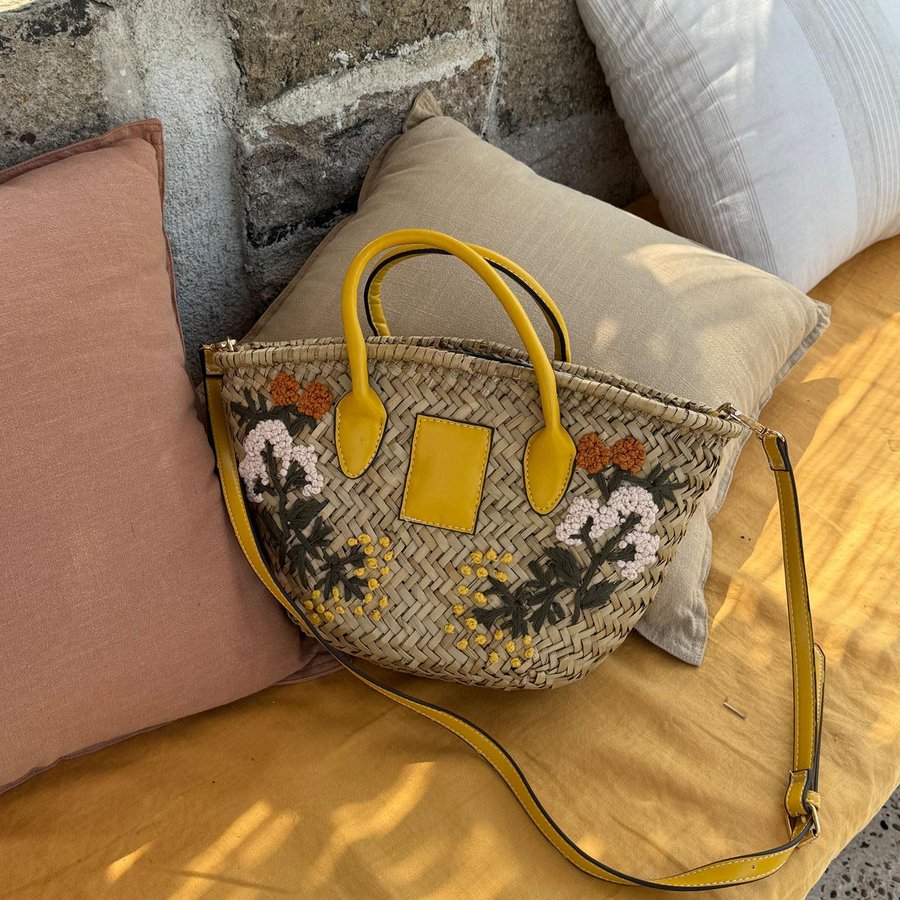 New Womens Embroidered Shoulder Bag