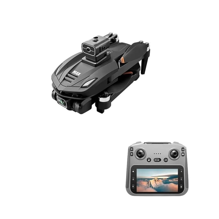 Triple Battery,Drone v168 PRO Max GPS Professionale con Telecamera HD 8k FPV 5g WiFi Motore brushless Pieghevole rc quadricottero Drone per Evitare Gli Ostacoli