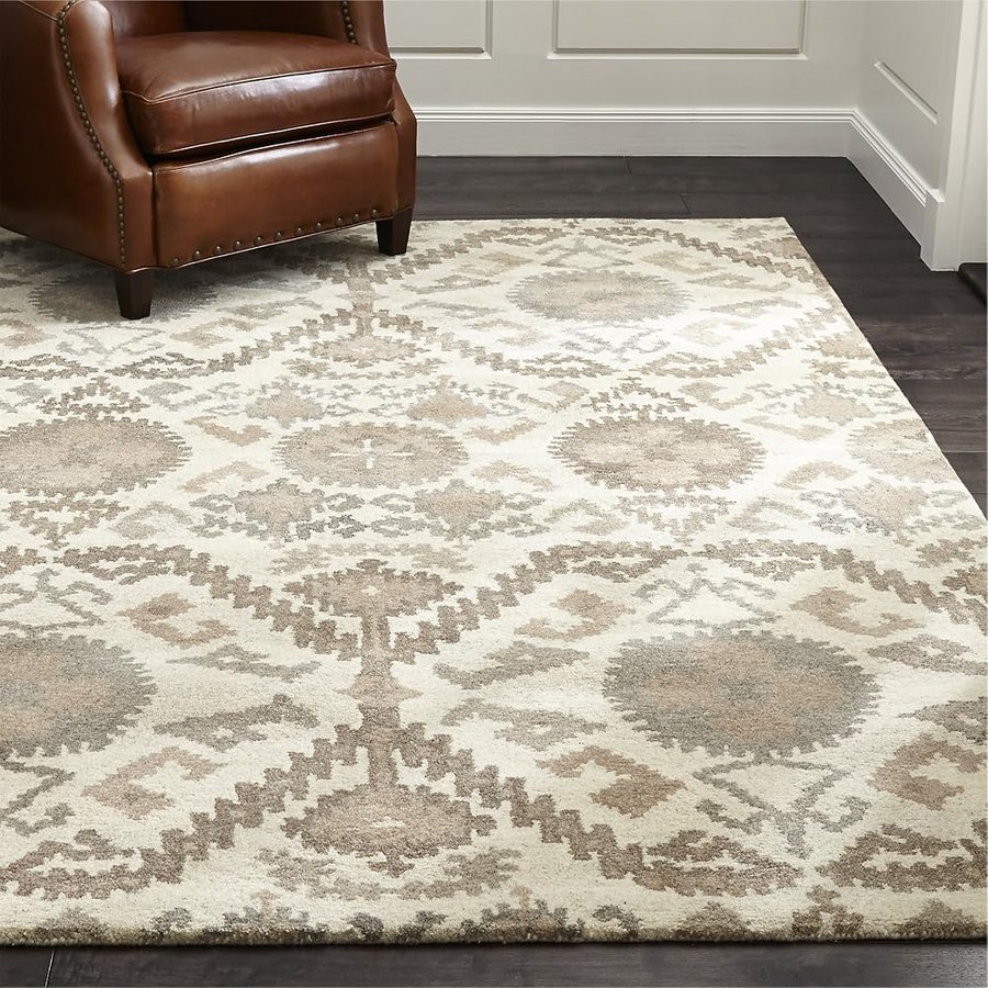 Madison - Tappeto in stile tradizionale persiano, realizzato a mano, 100% lana, 250 x 300 cm, colore: beige