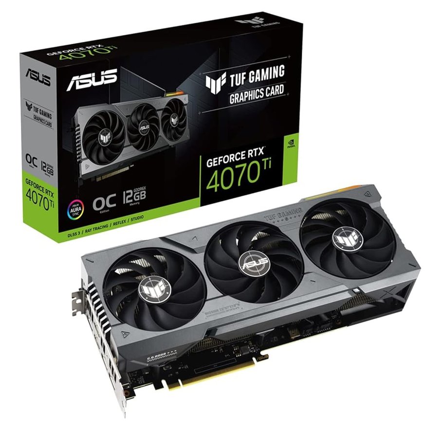 Asus Karta Graficzna TUF Gaming GeForce RTX 4070 Ti OC 12GB GDDR6X (TUF-RTX4070TI-O12G-GAMING)