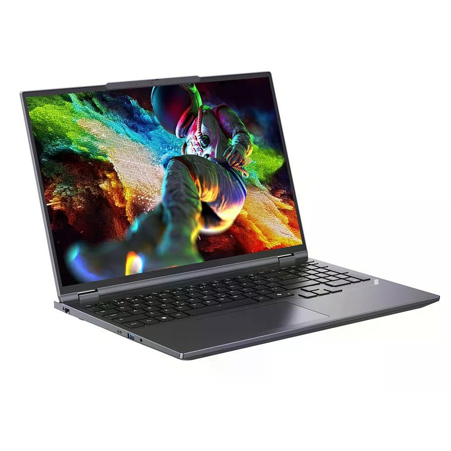 GameBook Notebook Gaming, AMD Ryzen 9 9955HX, Display OLED 16 Pollici 300Hz, RTX 5070 Ti, 32GB RAM, SSD 1TB, Windows 11, Grigio, per Videogiochi