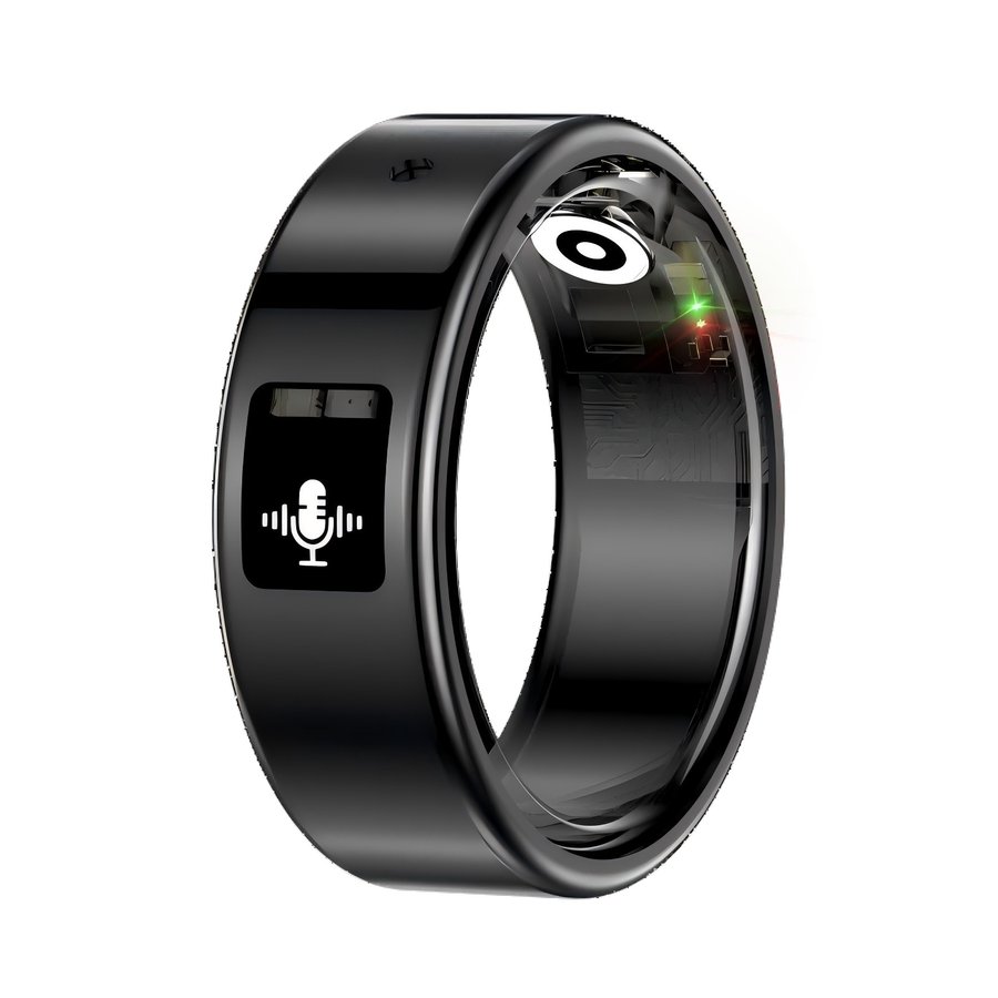 Heart Rate Sleep Blood Oxygen Recording Remote Selfie Short Video Control AI Smart Ring
