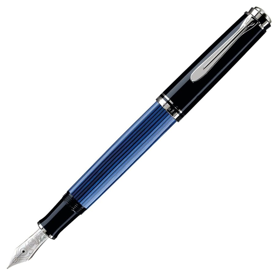Pelikan M 805 Penna stilografica Souveraen 805 pennino F in oro bianco rodiato