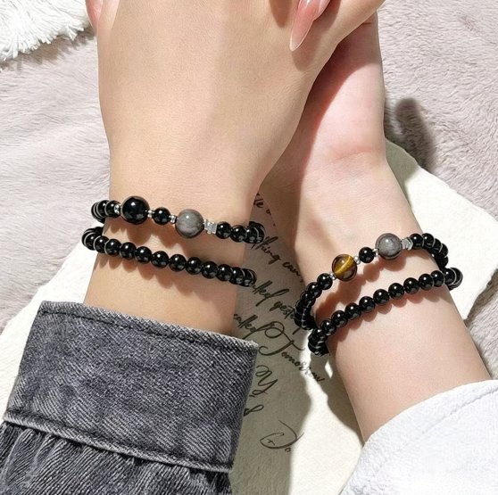 Tiger's Eye Beaded Bracelet For Women