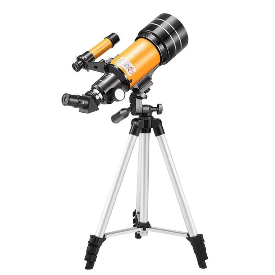 Telescopio per Bambini Astronomia Principianti Adulti, Telescopio rifrattore HD da 70 mm per Astronomia, Cannocchiale Iniziale con treppiede, Adattatore telefonico, Cannocchiale cercatore, Filtro