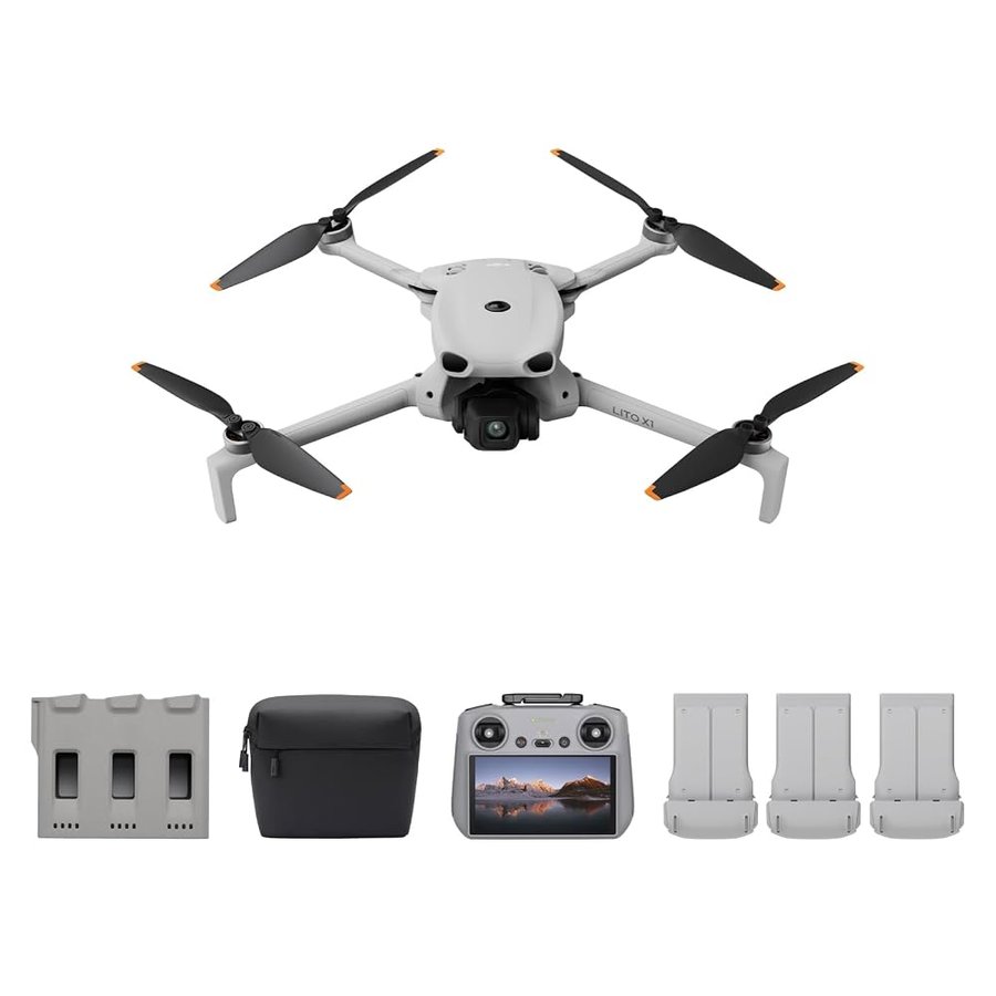 DJI Lito X1 Combo Fly More Plus (DJI RC 2), Versione aggiornata di Mini 3