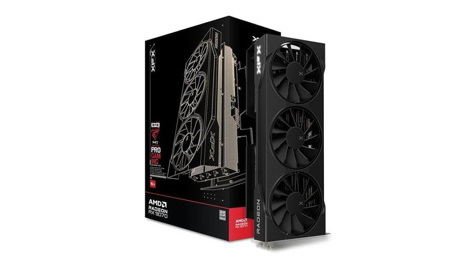 XFX Scheda grafica Swift AMD Radeon RX 9070 OC Triple Fan Gaming Edition con 16 GB di GDDR6 HDMI 3xDP, AMD RDNA™ 4 (RX-97SWFB3BA)