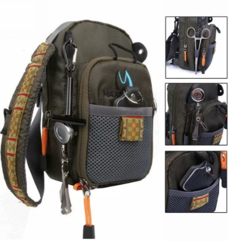 Multi-functional Matching Vest Accessory Fly Fishing Bag