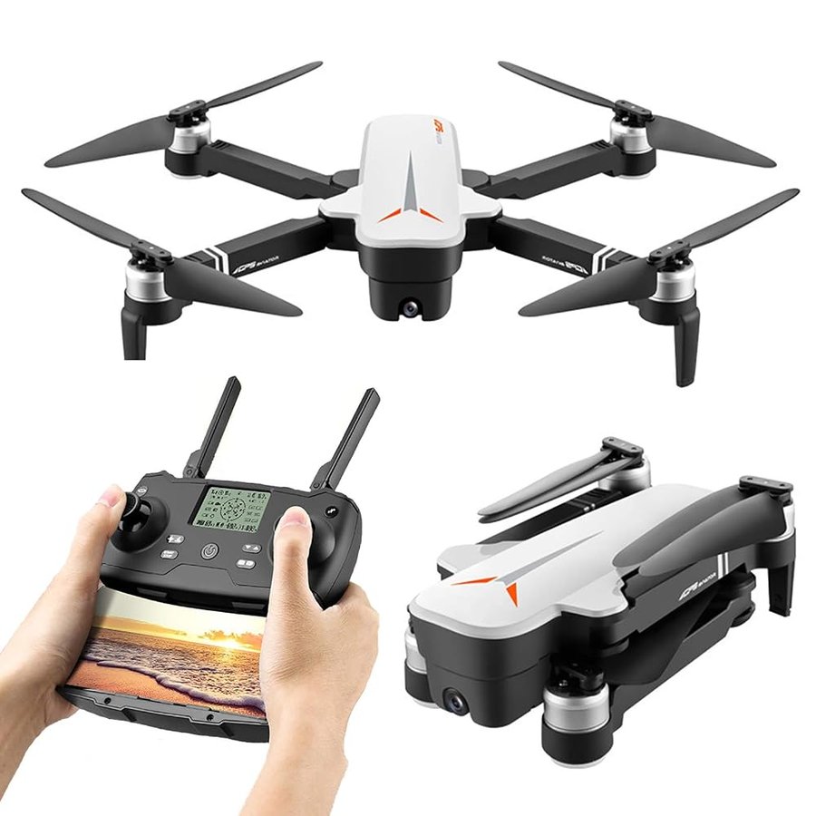 Drone Professionale GPS con Fotocamera HD 4K, 5G WiFi Live Video FPV UAV con Motore brushless, 1000m Distanza per rc Ultra Lunga, 25 Minuti Tempo di Volo