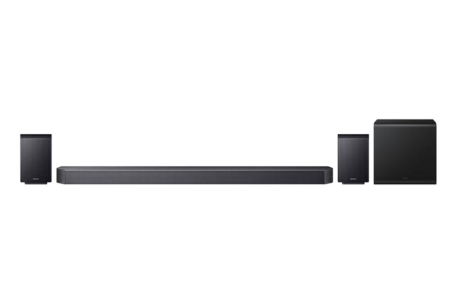 Samsung HW-Q935GH / Q930H Q-Series - Soundbar surround a 9.1.4 canali per TV, doppio subwoofer wireless da 6,5", altoparlante posteriore 2.0.2, Dolby Atmos & DTS:X, SpaceFit Sound Pro, Q-Symphony